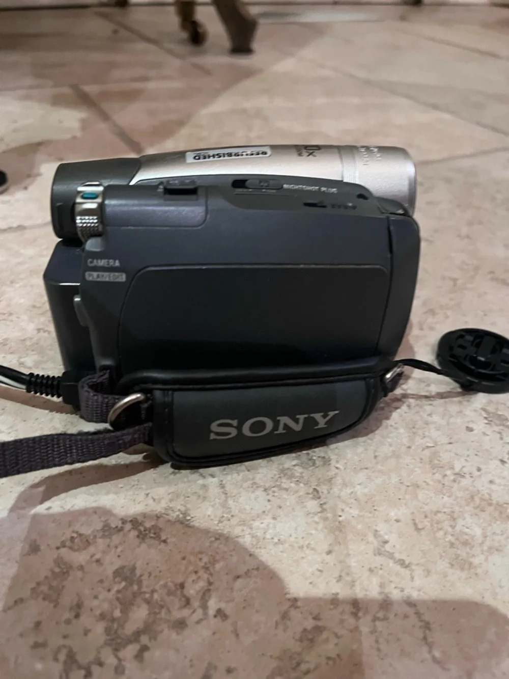 Sony Handycam Camcorder for parts Ricoh camera Polaroid blank tapes new and used